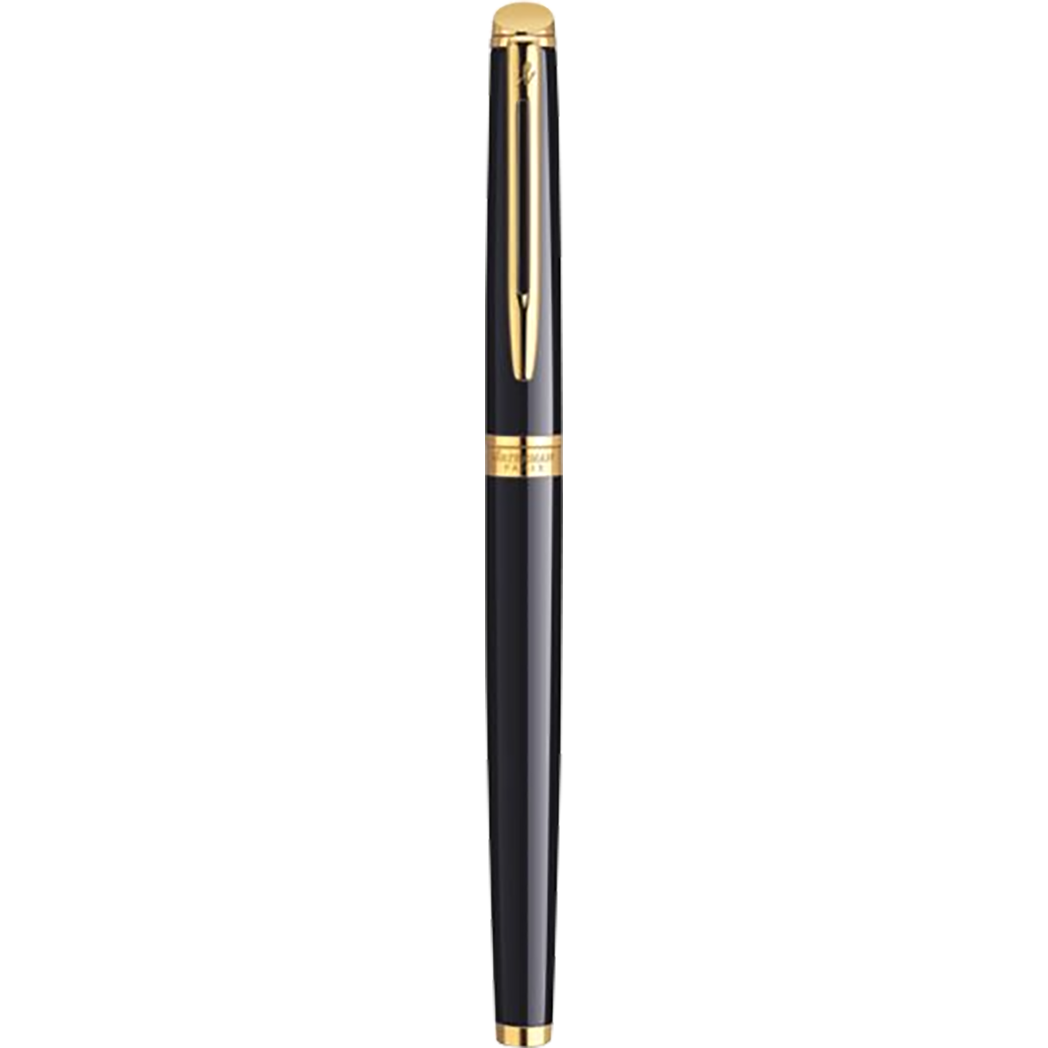 Waterman Hemisphere Black Gold Trim Fountain Pen