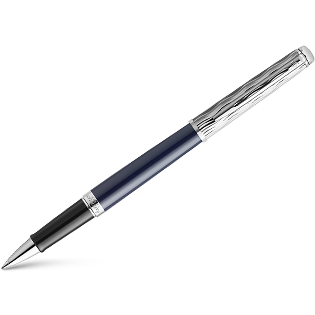 Waterman Hemisphere L’Essence du Bleu Rollerball Pen - Metal & Blue-Pen Boutique Ltd