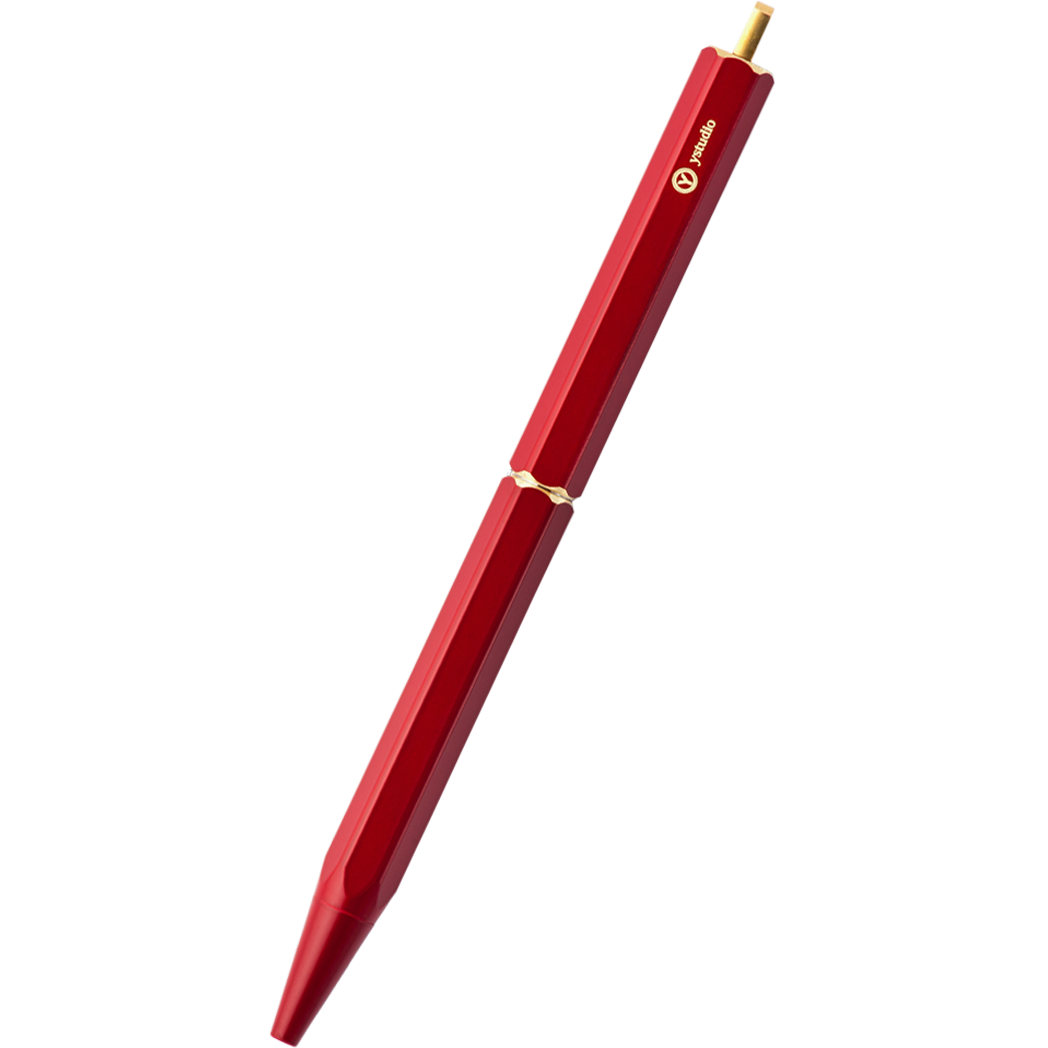 YStudio Brassing Portable Ballpoint Pen - Red-Pen Boutique Ltd