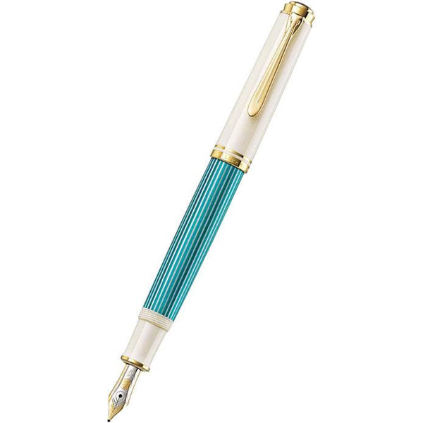 Pelikan Souveran M600 Fountain Pen - Turquoise White (Special Edition)