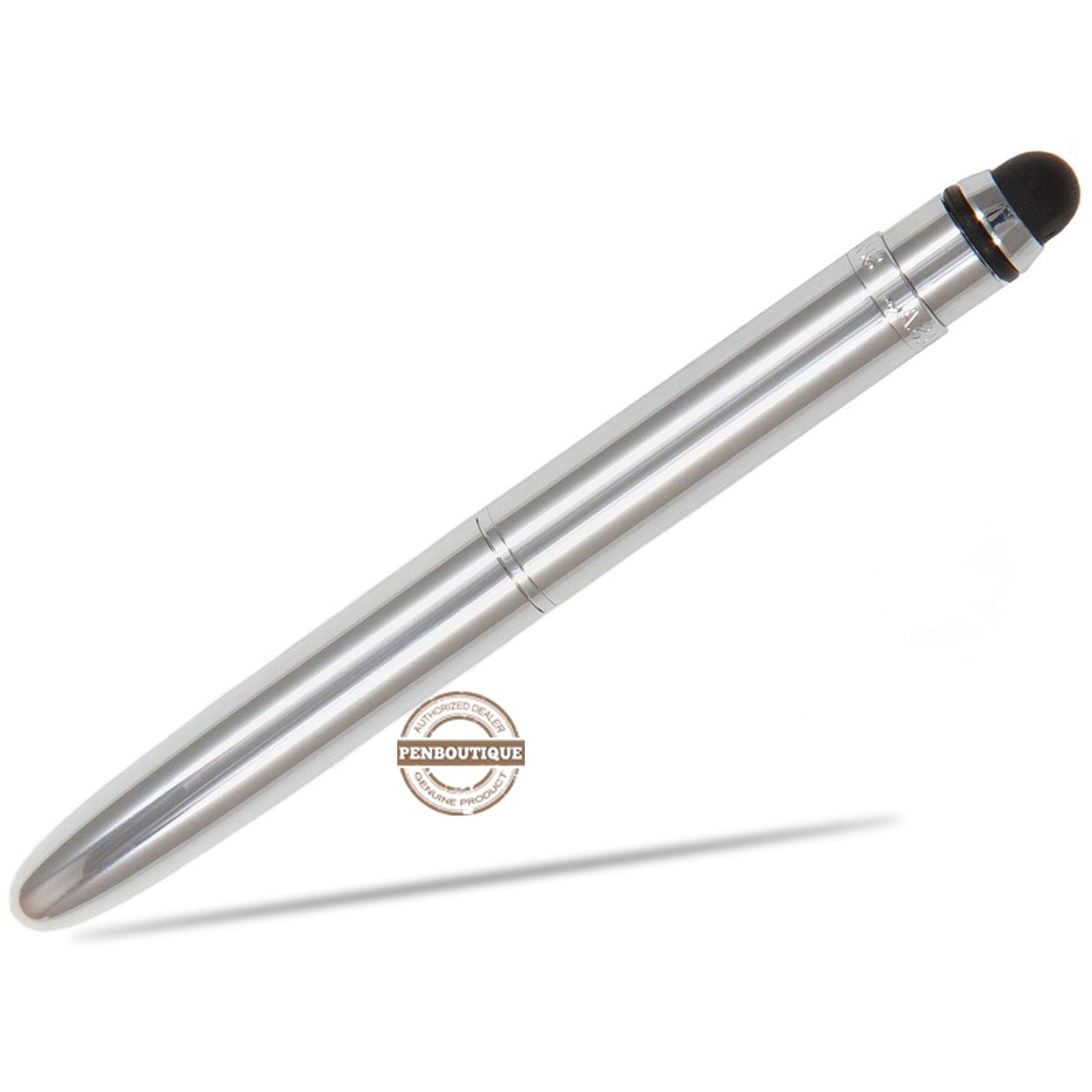 Fisher Chrome Bullet Grip With Stylus Space Pen Pen Boutique Ltd