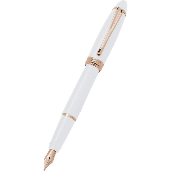 Aurora Ipsilon Fountain Pen - Seasons - Winter White - Rose Gold Trim-Pen Boutique Ltd