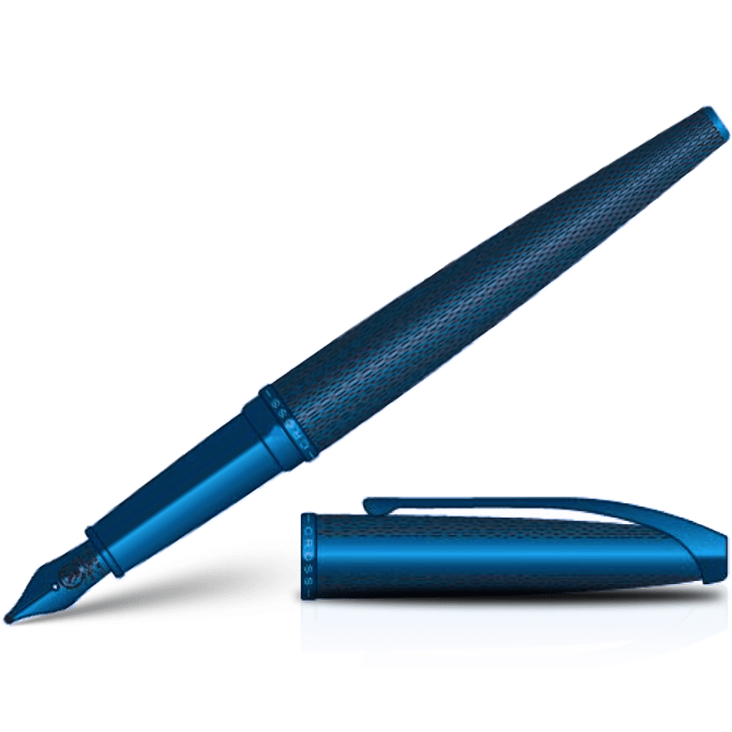 Cross ATX Fountain Pen - Dark Blue-Pen Boutique Ltd