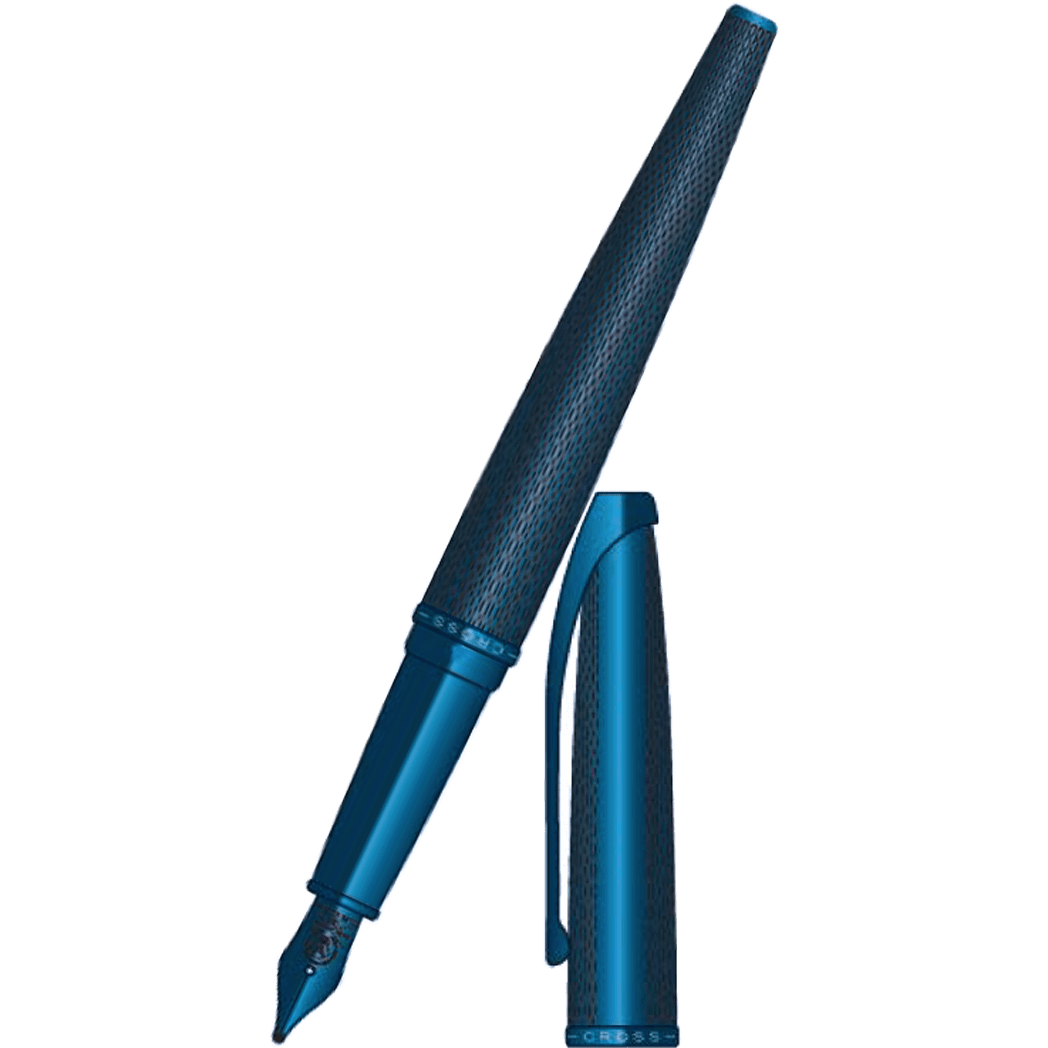 Cross ATX Fountain Pen - Dark Blue-Pen Boutique Ltd