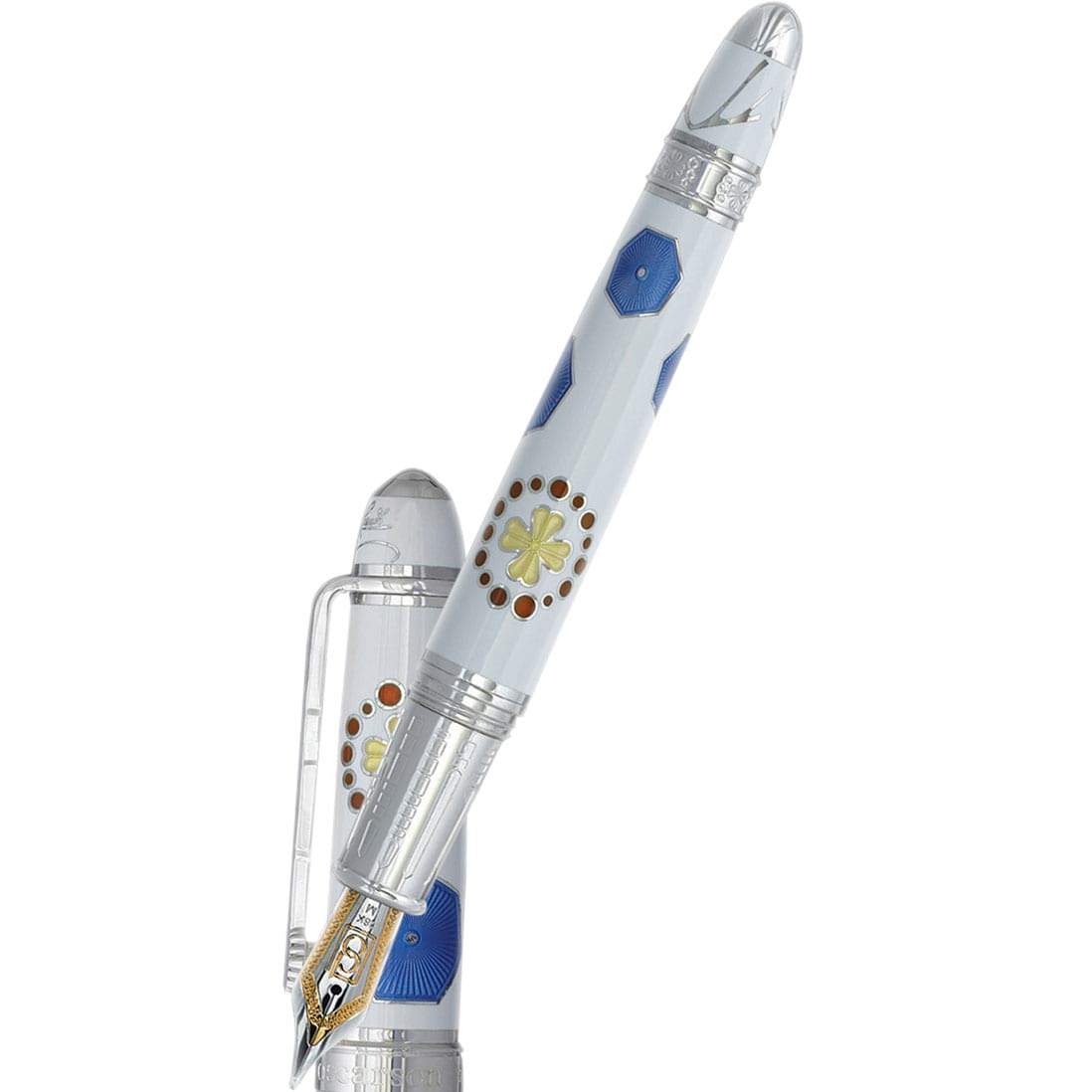 David Oscarson La Sagrada Familia Fountain Pen - White (Limited Edition)-Pen Boutique Ltd