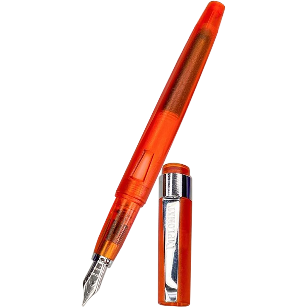 Diplomat Magnum Demo Fountain Pen - Orange-Pen Boutique Ltd