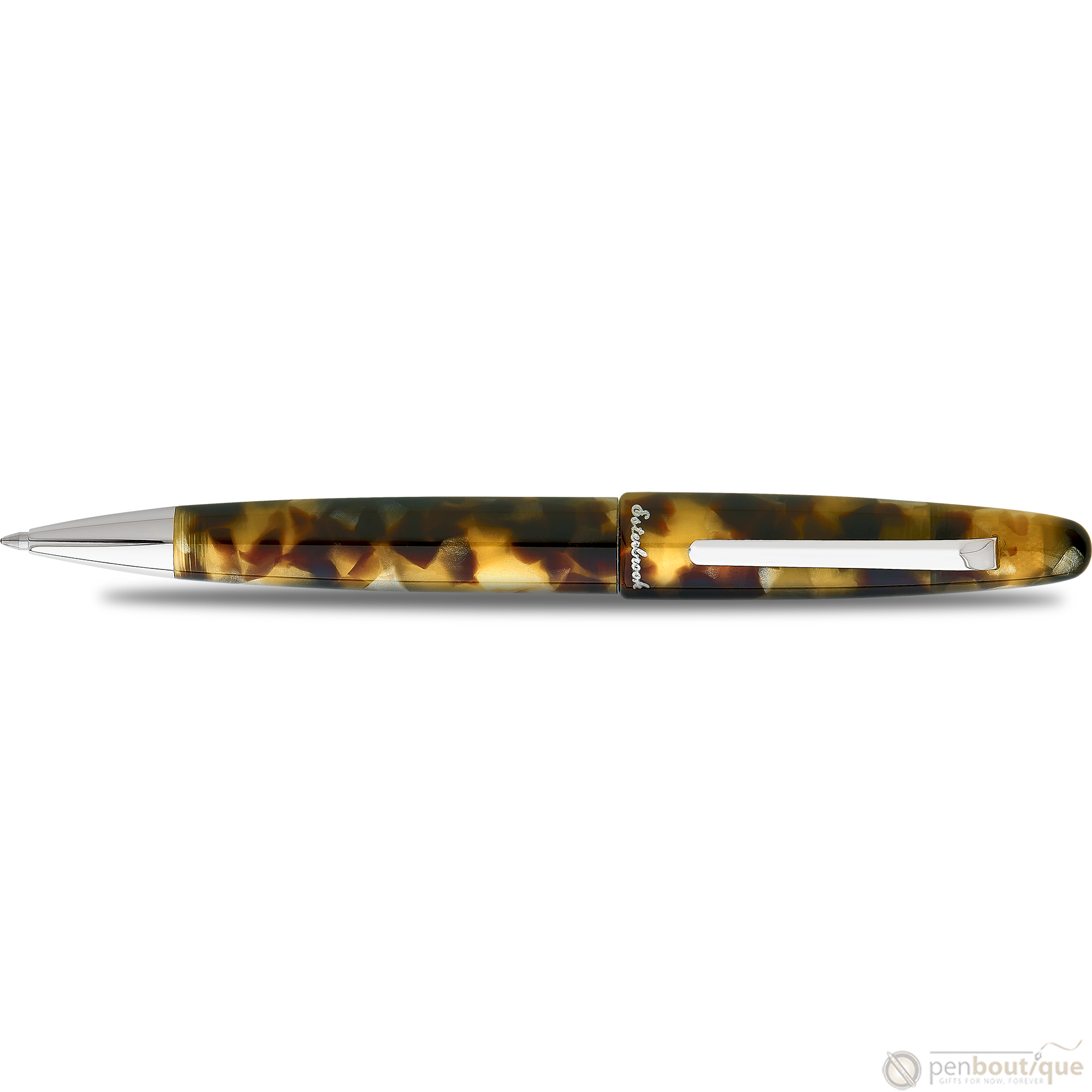 Esterbrook Estie Tortoise Ballpoint pen, Resin, Palladium trim