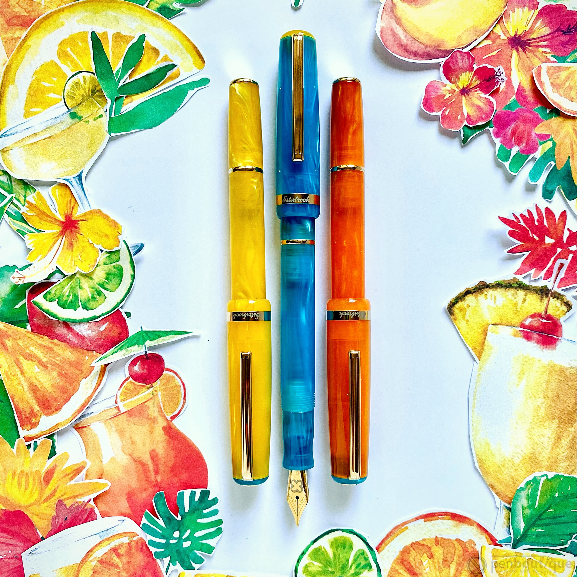 Esterbrook JR Pocket Fountain Pen - Paradise Blue Breeze-Pen Boutique Ltd