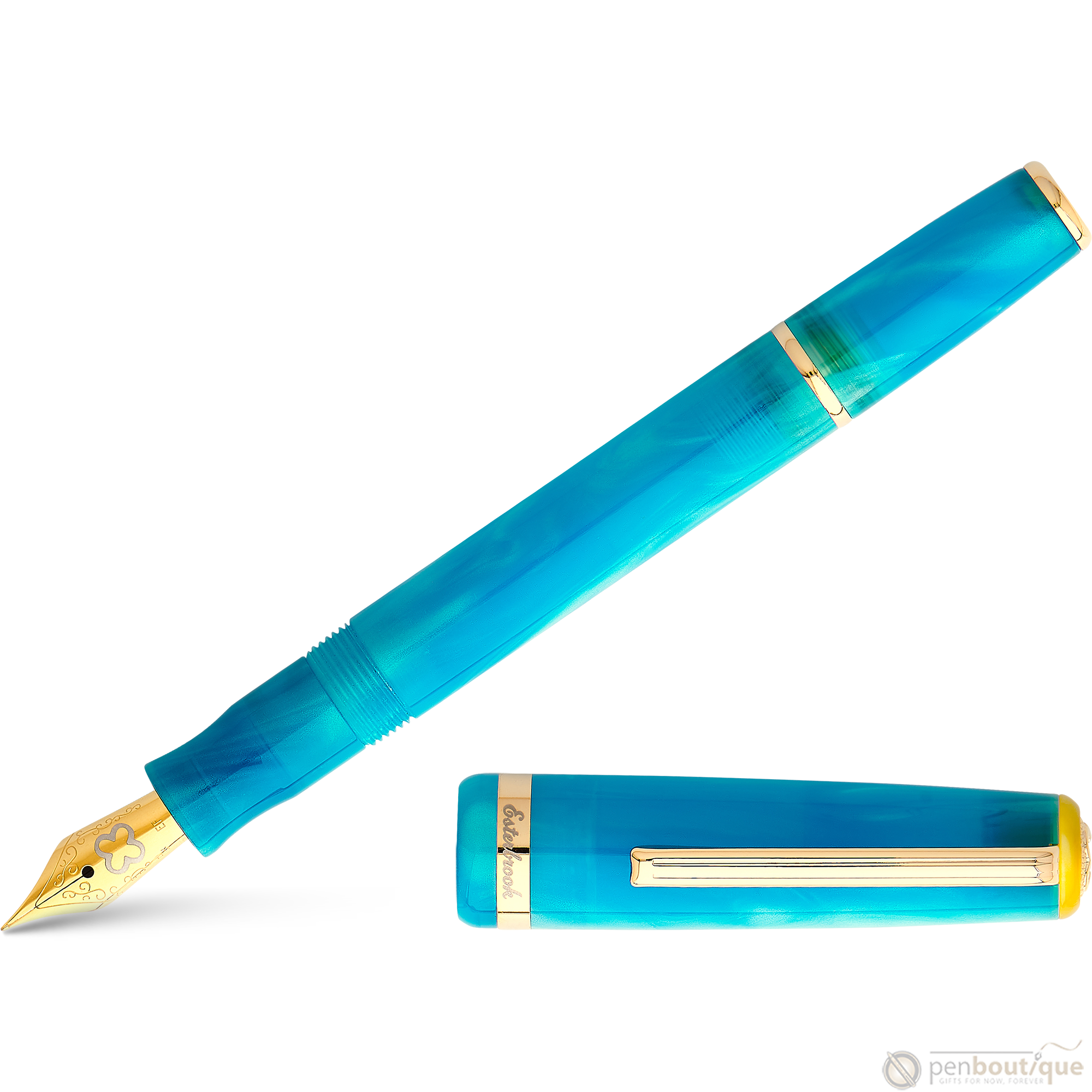 Esterbrook JR Pocket Fountain Pen - Paradise Blue Breeze-Pen Boutique Ltd