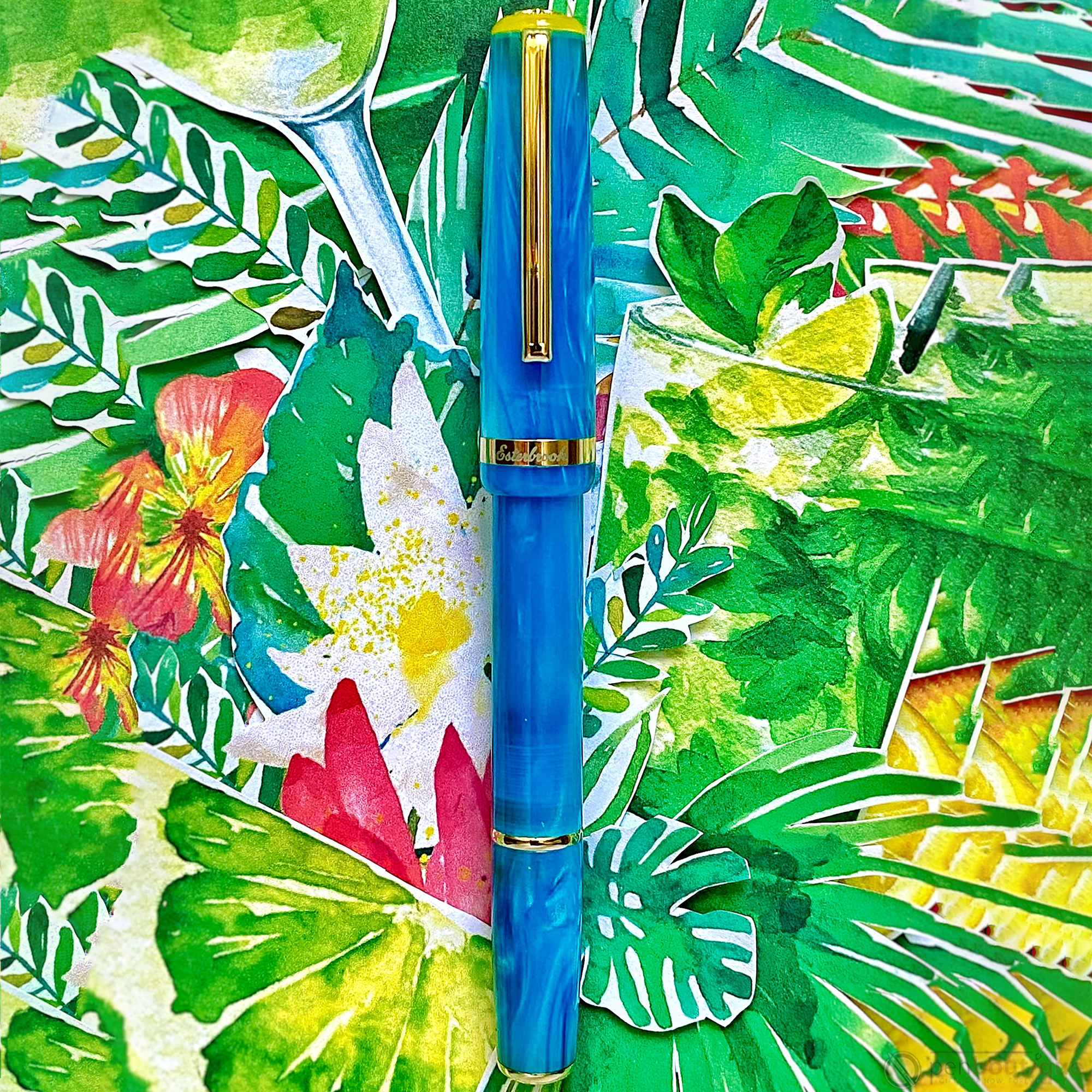 Esterbrook JR Pocket Fountain Pen - Paradise Blue Breeze-Pen Boutique Ltd