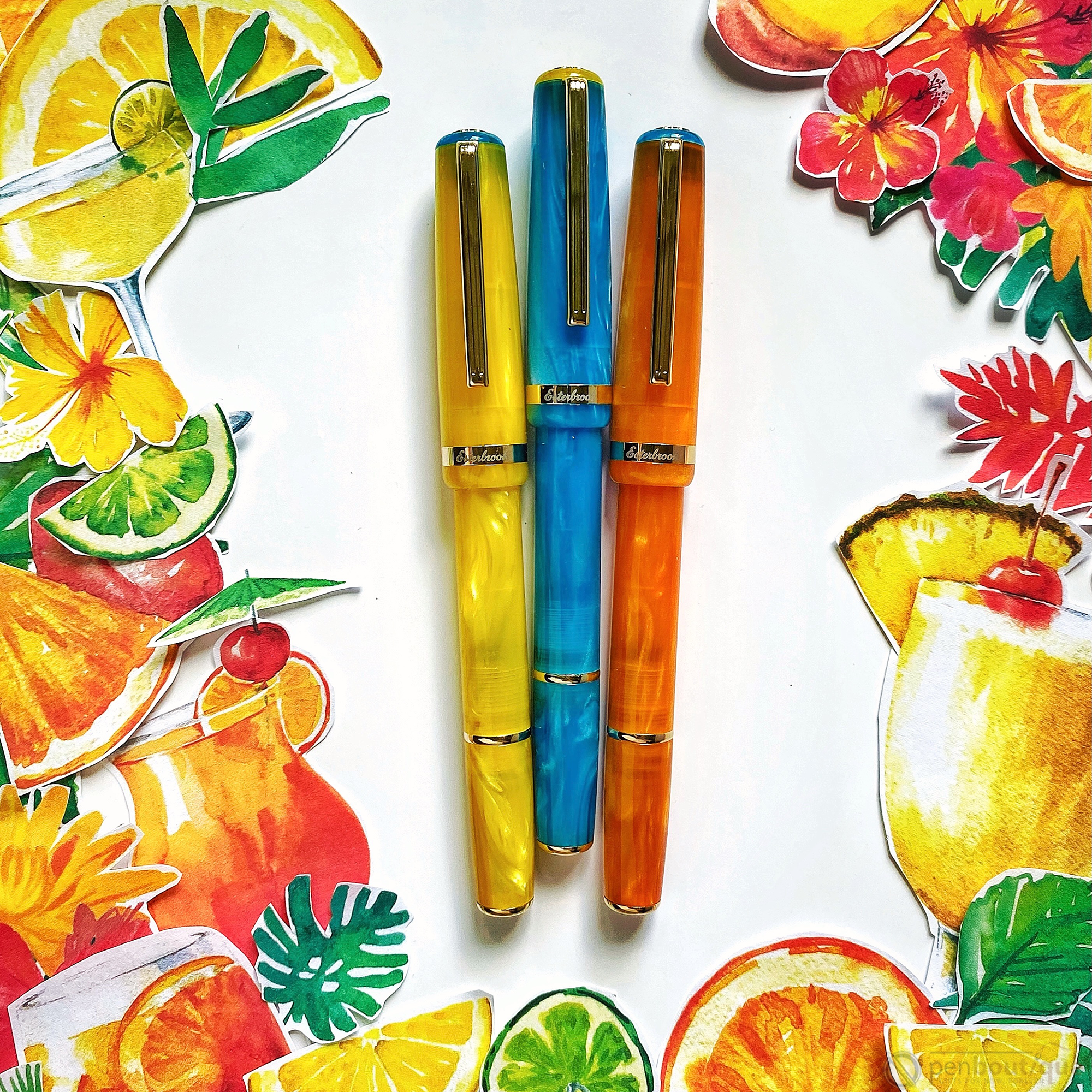 Esterbrook JR Pocket Fountain Pen - Paradise Orange Sunset-Pen Boutique Ltd