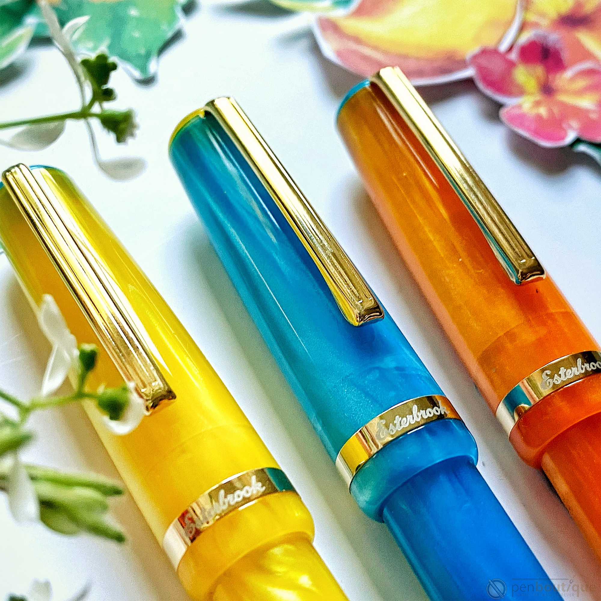 Esterbrook JR Pocket Fountain Pen - Paradise Orange Sunset-Pen Boutique Ltd