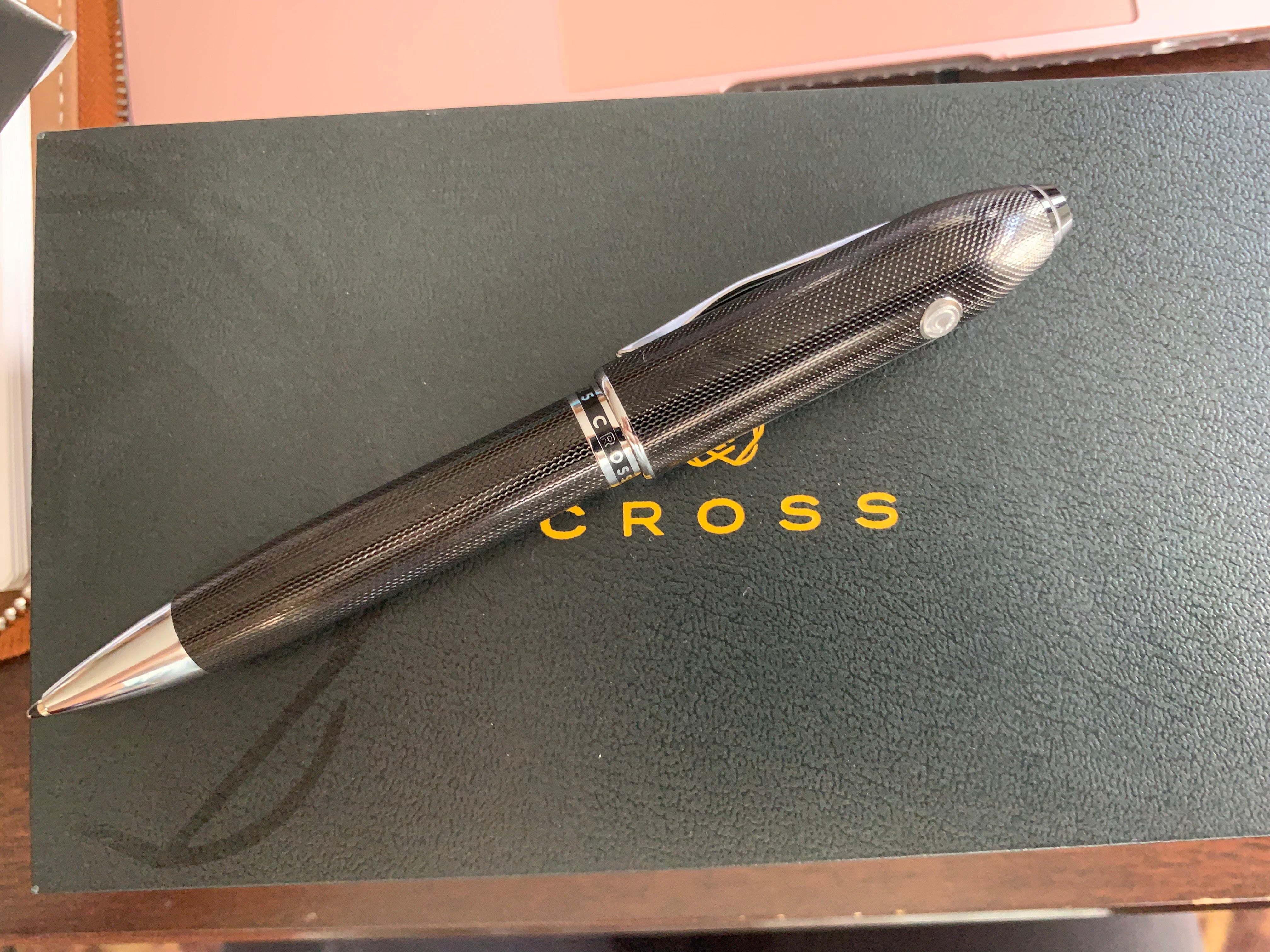Cross Peerless TrackR Ballpoint Pen - Carbon Black