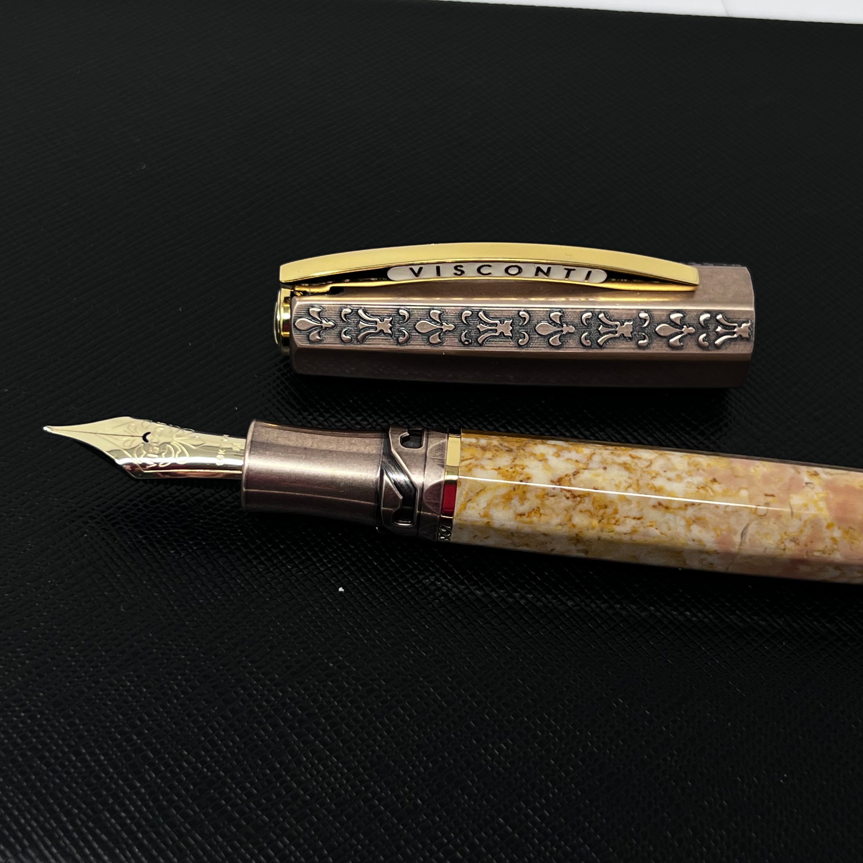 Visconti Medici Il Magnifico Fountain Pen - Egyptian Marble (Limited Edition)-Pen Boutique Ltd