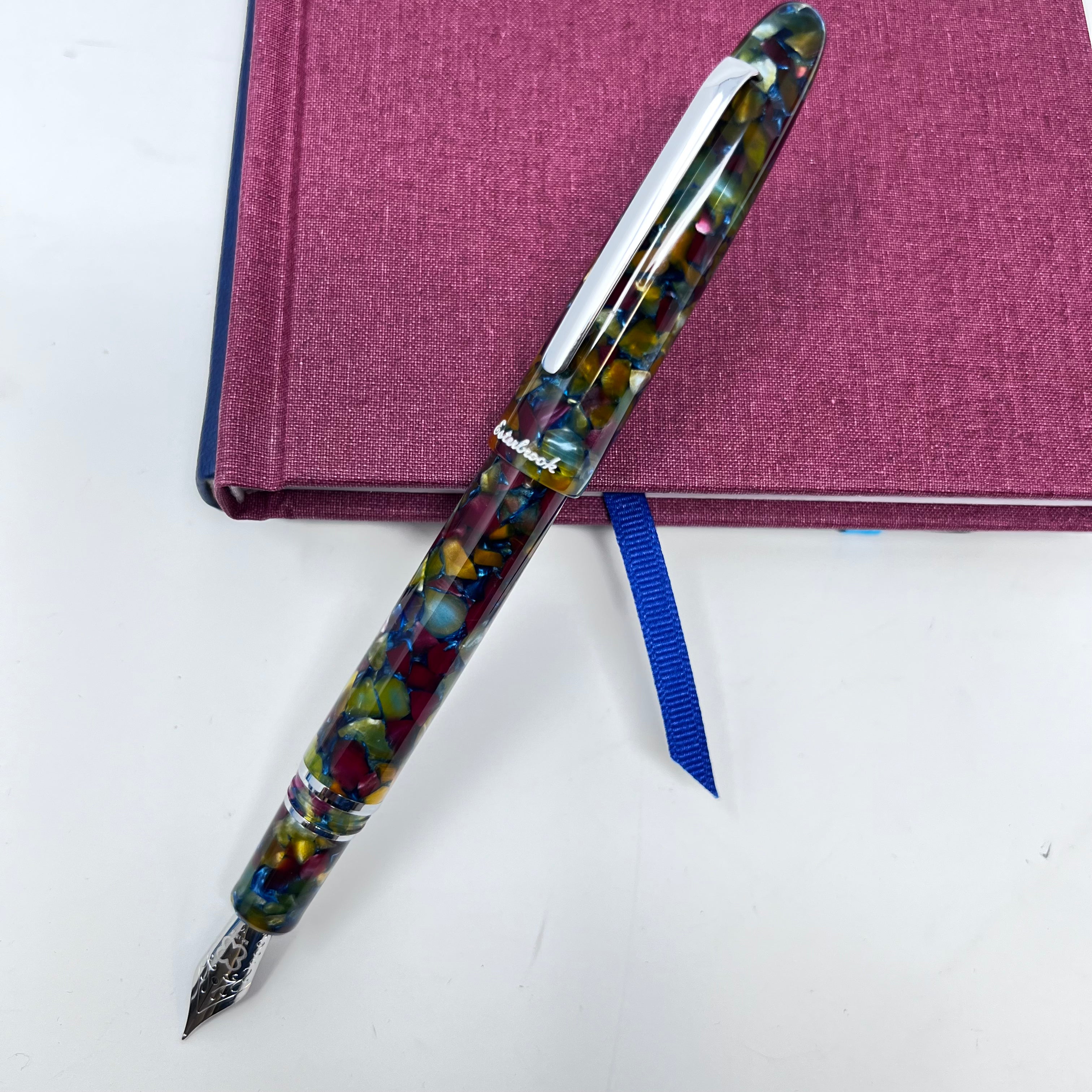 Esterbrook Estie Fountain Pen - Botanical Garden - Palladium (Standard)-Pen Boutique Ltd