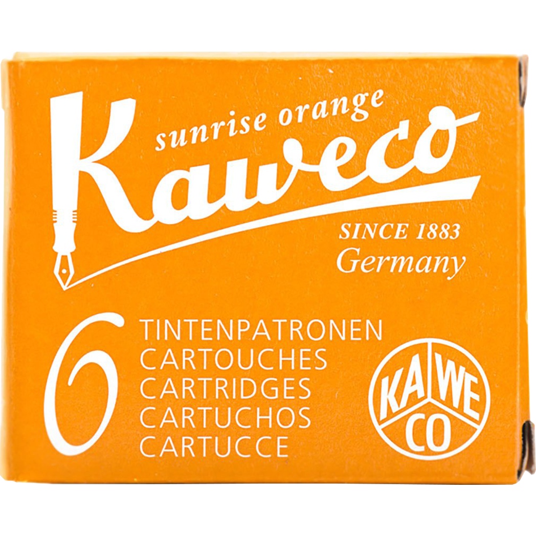 Kaweco Ink Cartridges - 6 pieces - Sunrise Orange-Pen Boutique Ltd