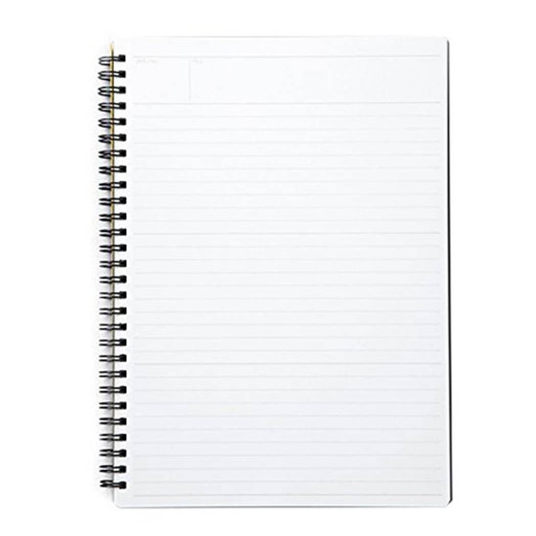 Maruman Mnemosyne Notebooks - Black - Lined - A5 - Pen Boutique Ltd