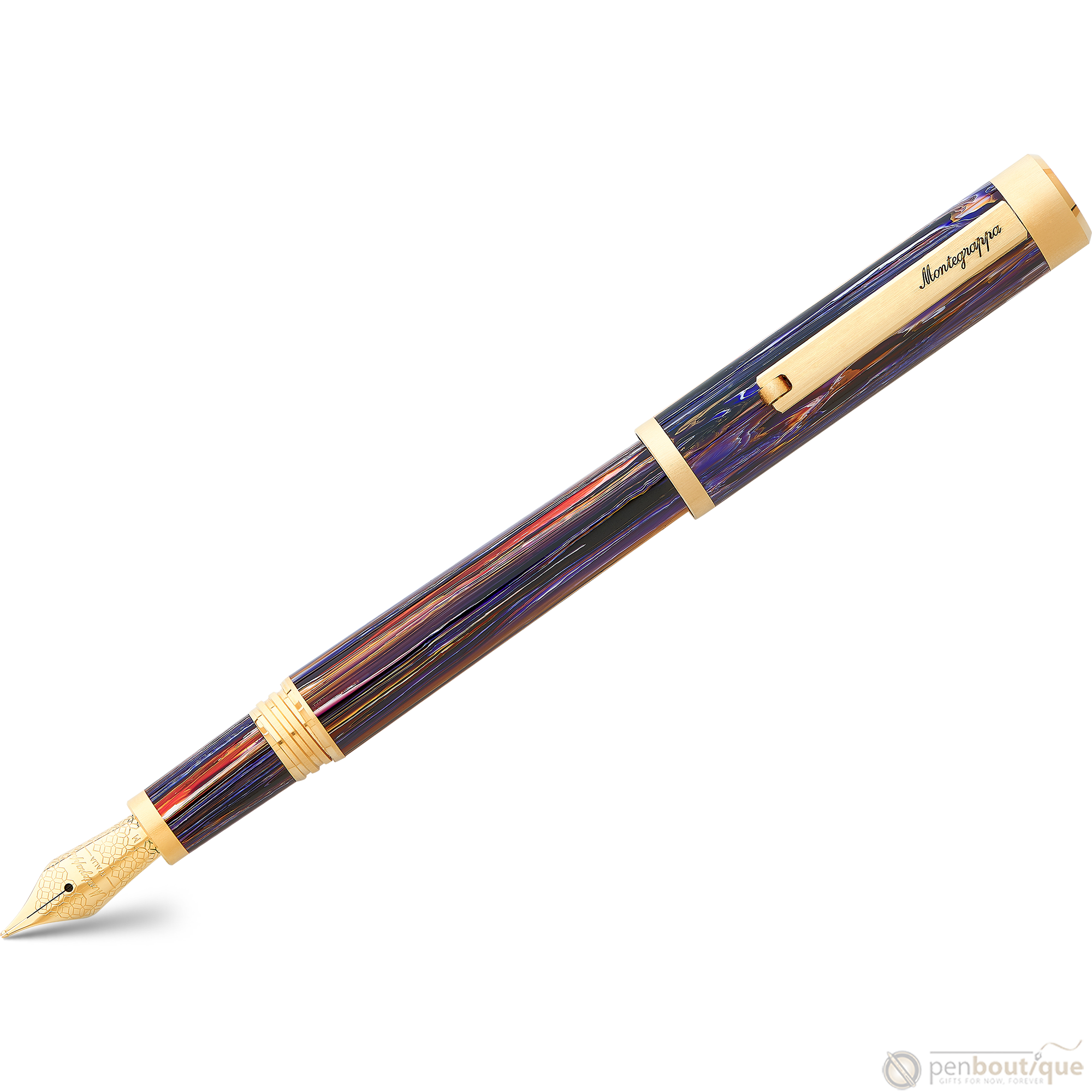 Montegrappa ZERO Cityscape Fountain Pen - Meteor Shower-Pen Boutique Ltd