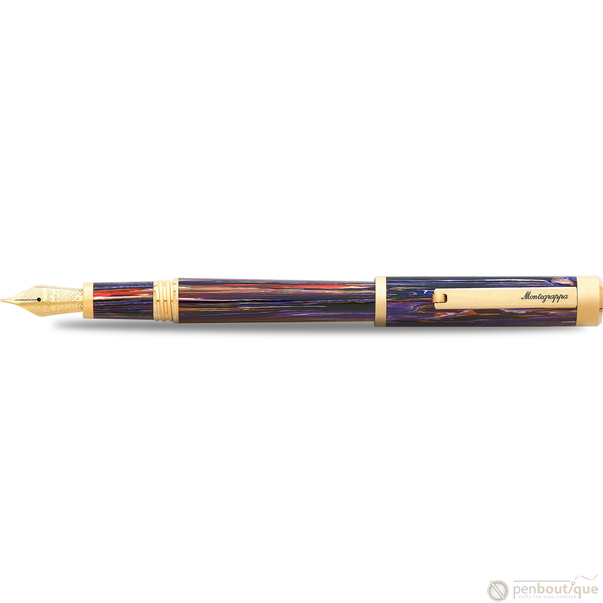 Montegrappa ZERO Cityscape Fountain Pen - Meteor Shower-Pen Boutique Ltd