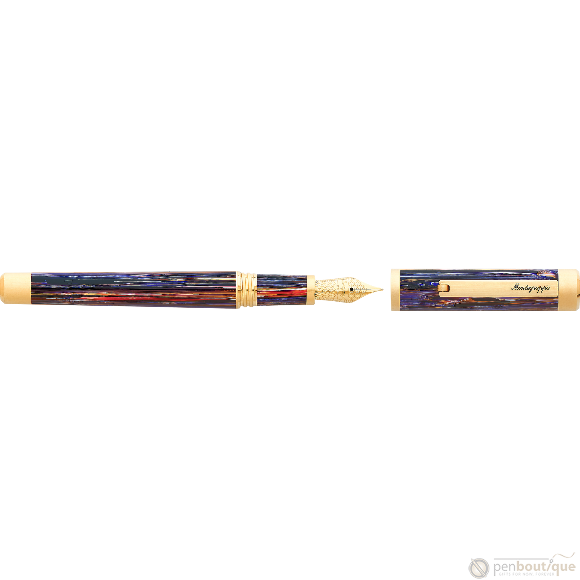 Montegrappa ZERO Cityscape Fountain Pen - Meteor Shower-Pen Boutique Ltd