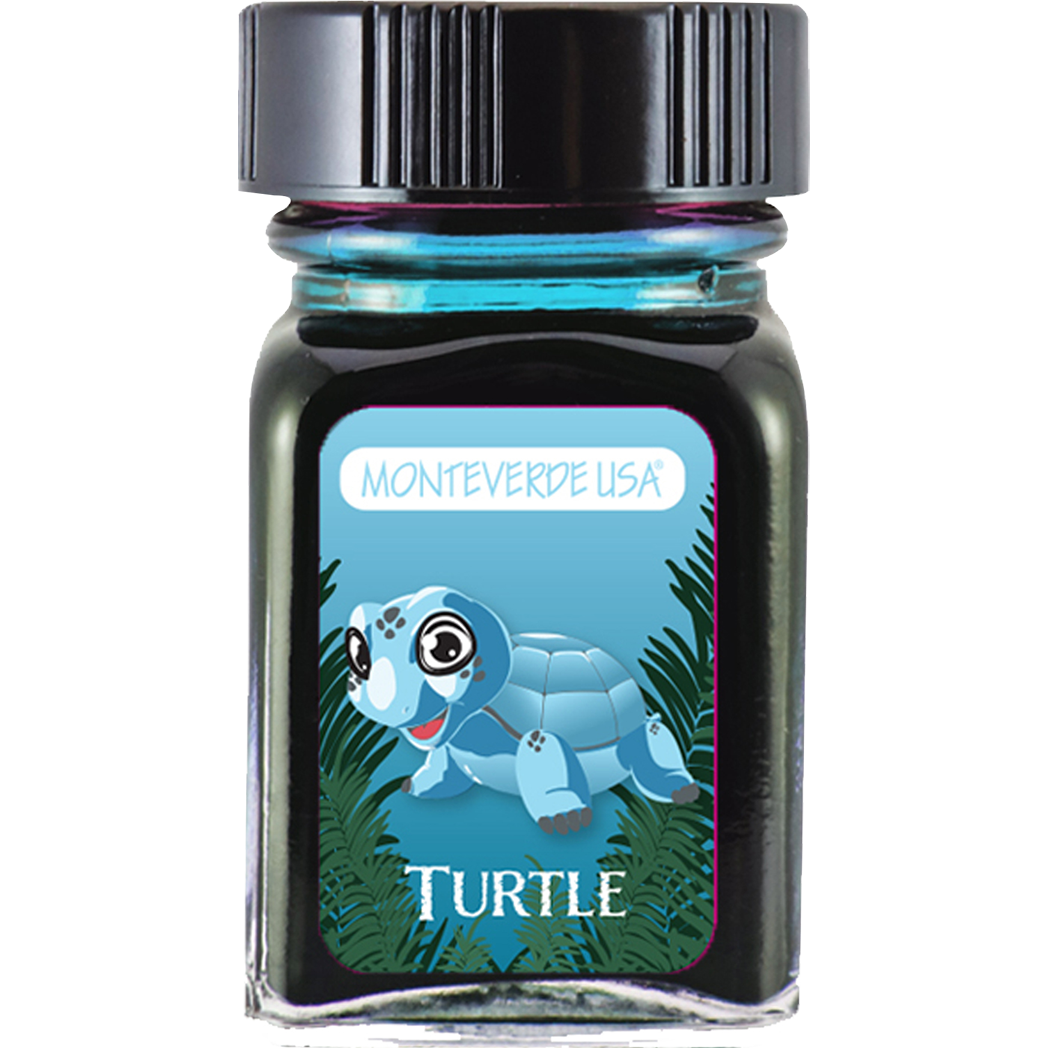 Monteverde Ink Bottle - Jungle Turtle (Turquoise) - 30 ml-Pen Boutique Ltd