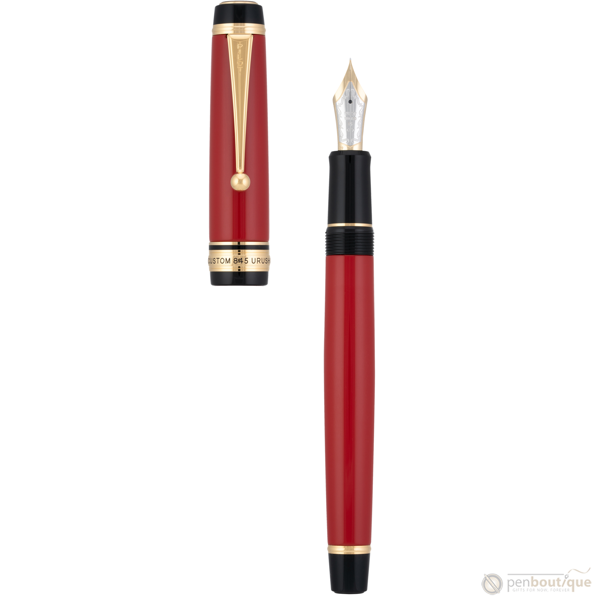 Pilot Custom Urushi 845 Fountain Pen - Vermillion - Pen Boutique Ltd