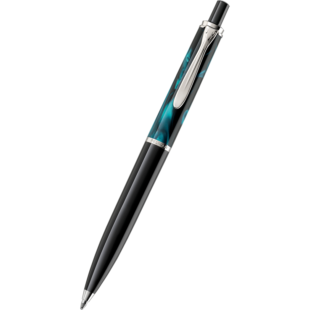 Pelikan Blue Marble Old Style M200 Fountain Pen & K200 Ballpoint