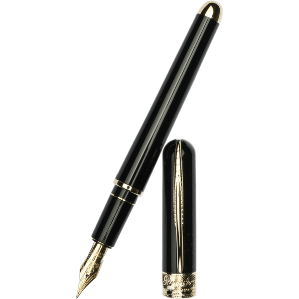 Pineider Avatar UR Fountain Pen - Graphene Black (Deluxe)-Pen Boutique Ltd