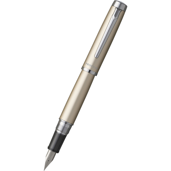 Platinum Procyon Fountain Pen - Luster Champagne Gold-Pen Boutique Ltd