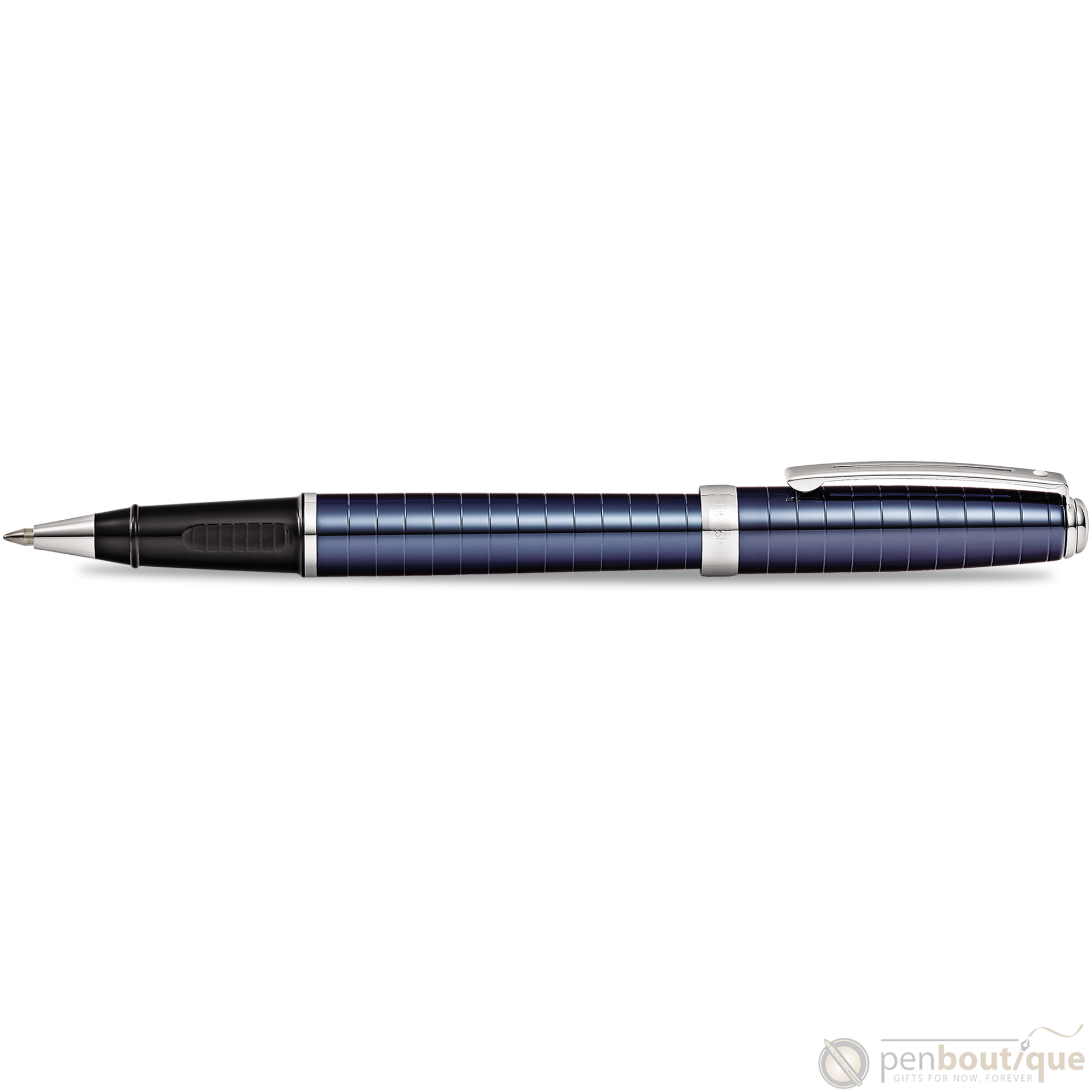 Sheaffer Prelude Rollerball Pen - Deep Blue - Chrome Trim-Pen Boutique Ltd