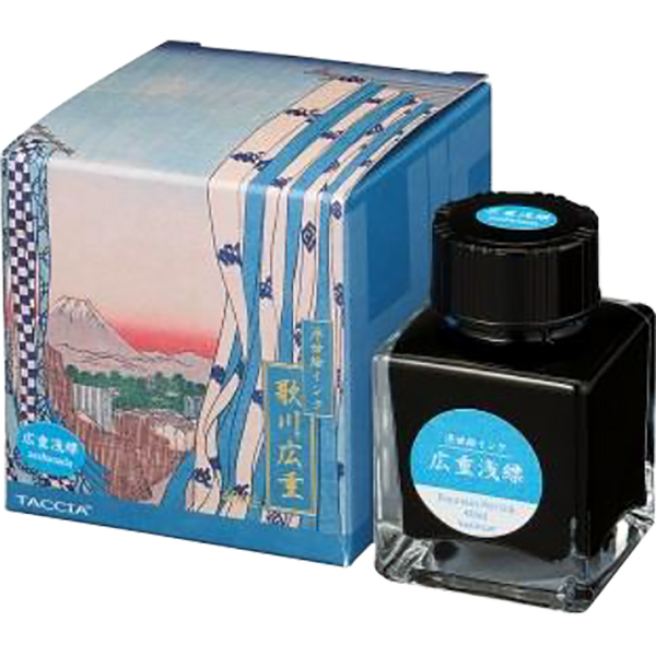 Taccia Ukiyo-e Ink Bottle - Hiroshige-Asahanada - 40 ml (Ver. 2)-Pen Boutique Ltd