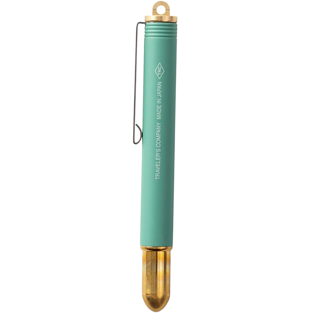 Traveler's Brass Fountain Pen - Factory Green-Pen Boutique Ltd