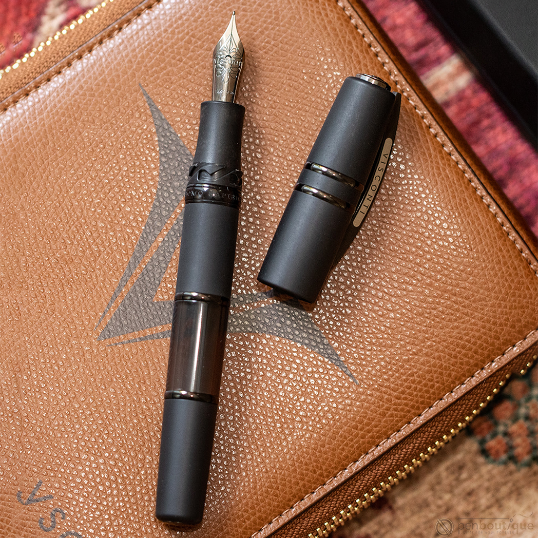 Visconti Homo Sapiens Fountain Pen - Dark Crystal-Pen Boutique Ltd