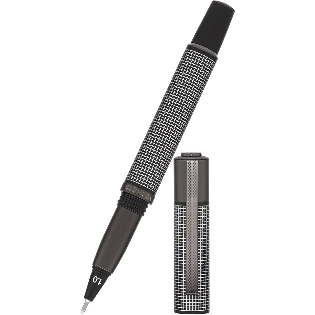 https://www.penboutique.com/cdn/shop/products/yookers-metis-fiber-pen-black-grid-gunmetal-rollerball-yookers-extra-fine.png?v=1601505997&width=1024